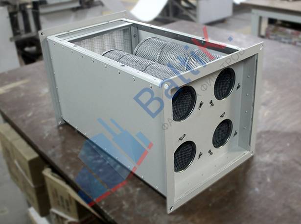 Канальный фильтр KF2Q1-305x305x600-Q4K4