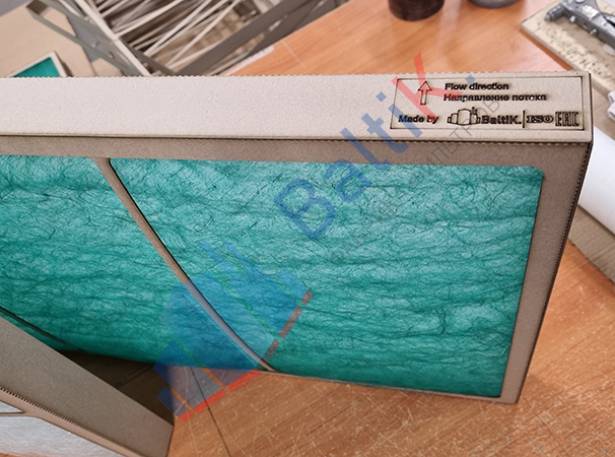 Панельные фильтры для камеры порошковой покраски