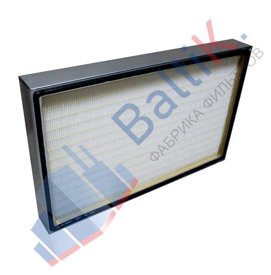 Предлагаем заказать Фильтр НЕРА  ПОСТ1 610х400х78 мм по доступной цене с доставкой по Санкт-Петербургу от производителя промышленных фильтров «Baltik».